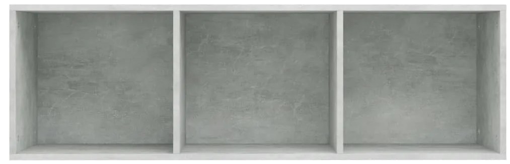 Estante/móvel de TV derivados de madeira cinzento cimento