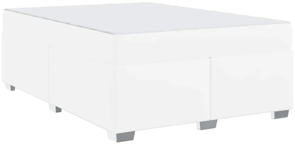 Estrutura da Cama Outros Branco 140 x 200 cm Couro sintético
