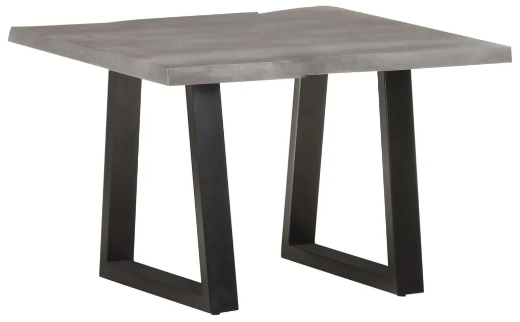 vidaXL Mesa de centro com arestas vivas 60x60x40 cm acácia maciça