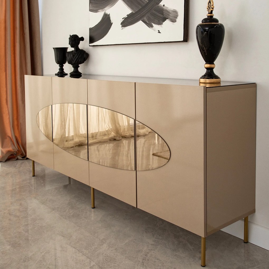 Console Lago – Bronze Gold – 180 cm x 80 cm x 40 cm