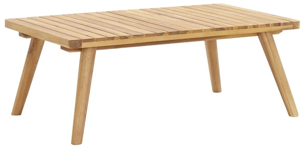 Conjunto lounge de jardim 6 pcs madeira de acácia maciça