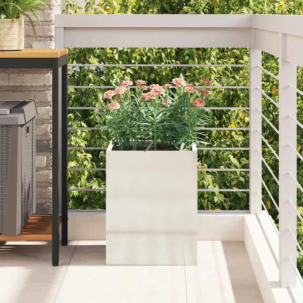 Vaso de Jardim Prata 50 x 32 x 40 cm Aço galvanizado