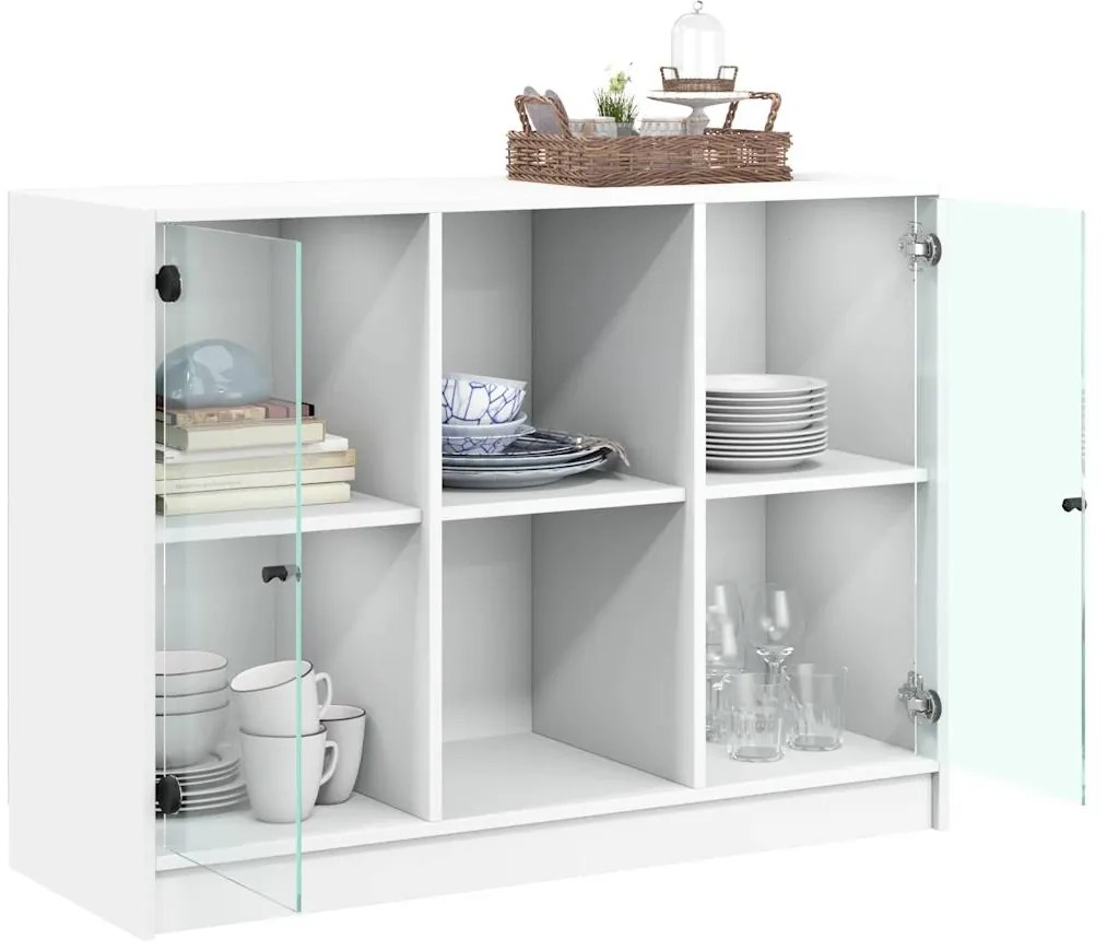 Aparador 102x37x75,5 cm derivados de madeira branco