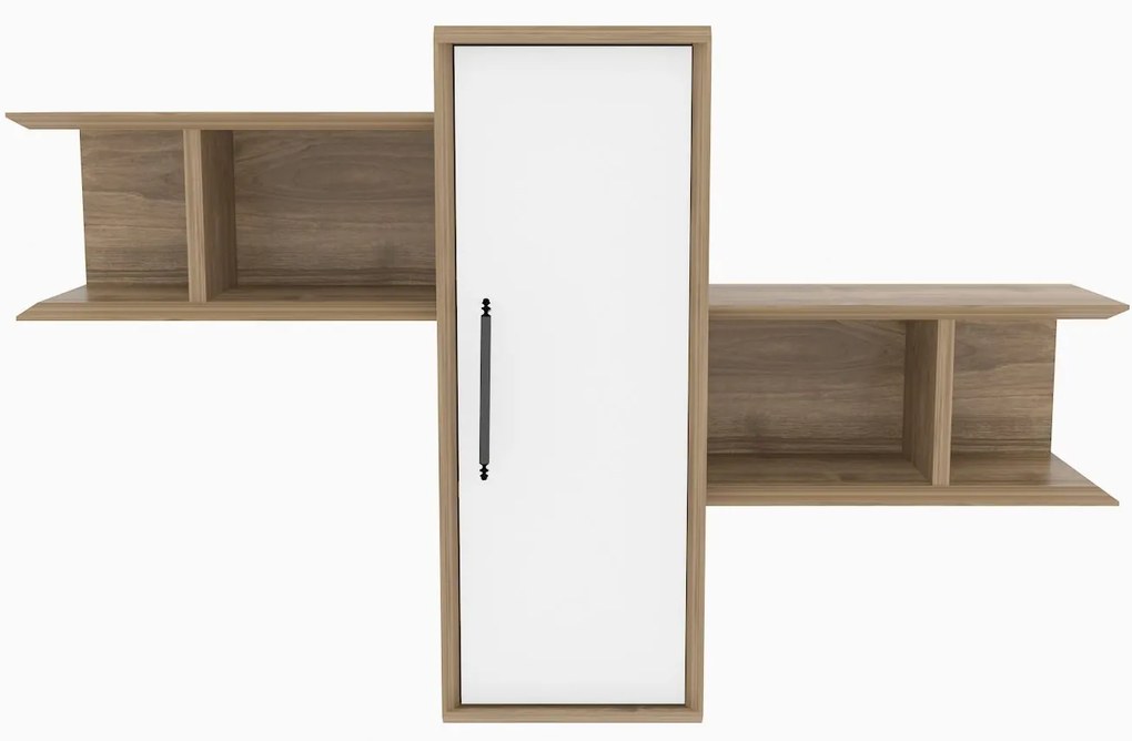 Prateleira de Parede Olida – Nogueira – 118,6x35x51,8 cm