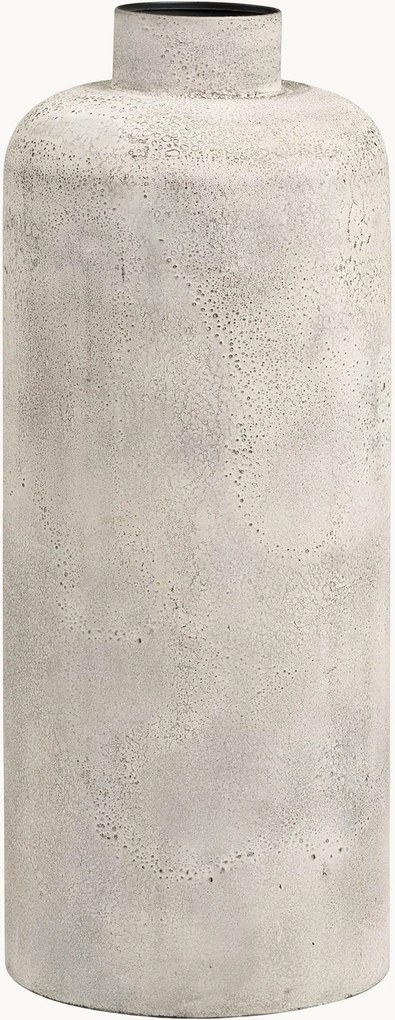 Jarra de chão em metal artesanal Hou, Alt 61 cm