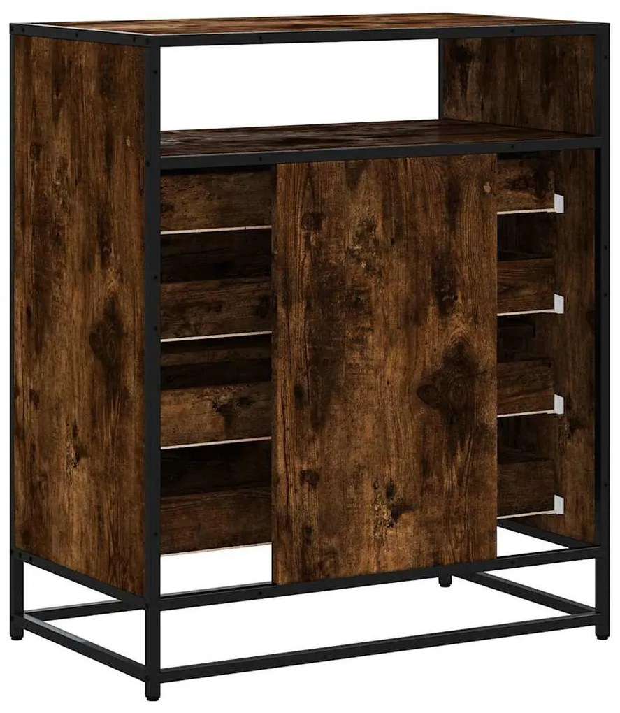 Cómoda com 1 Prateleira Aberta e 4 Gavetas - 70x41x83,5 cm - Derivados