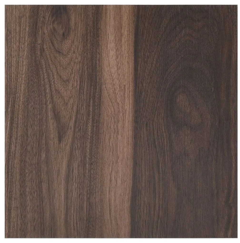 Tábuas soalho autoadesivas 20 pcs 1,86 m² PVC castanho-escuro