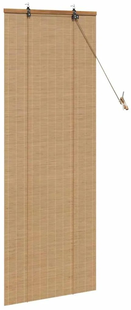 Persianas e Sombras de Janela Marrom Claro 60 x 160 cm Bambu