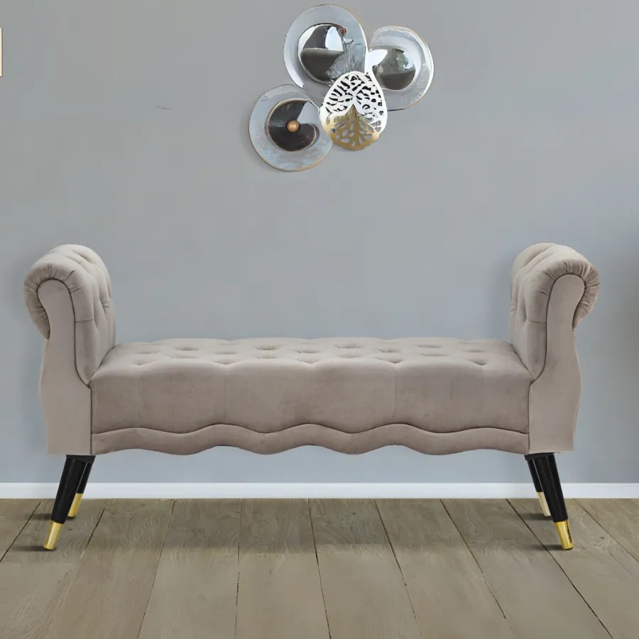 BANCO PARIS 120X40X60 CM CINZENTO