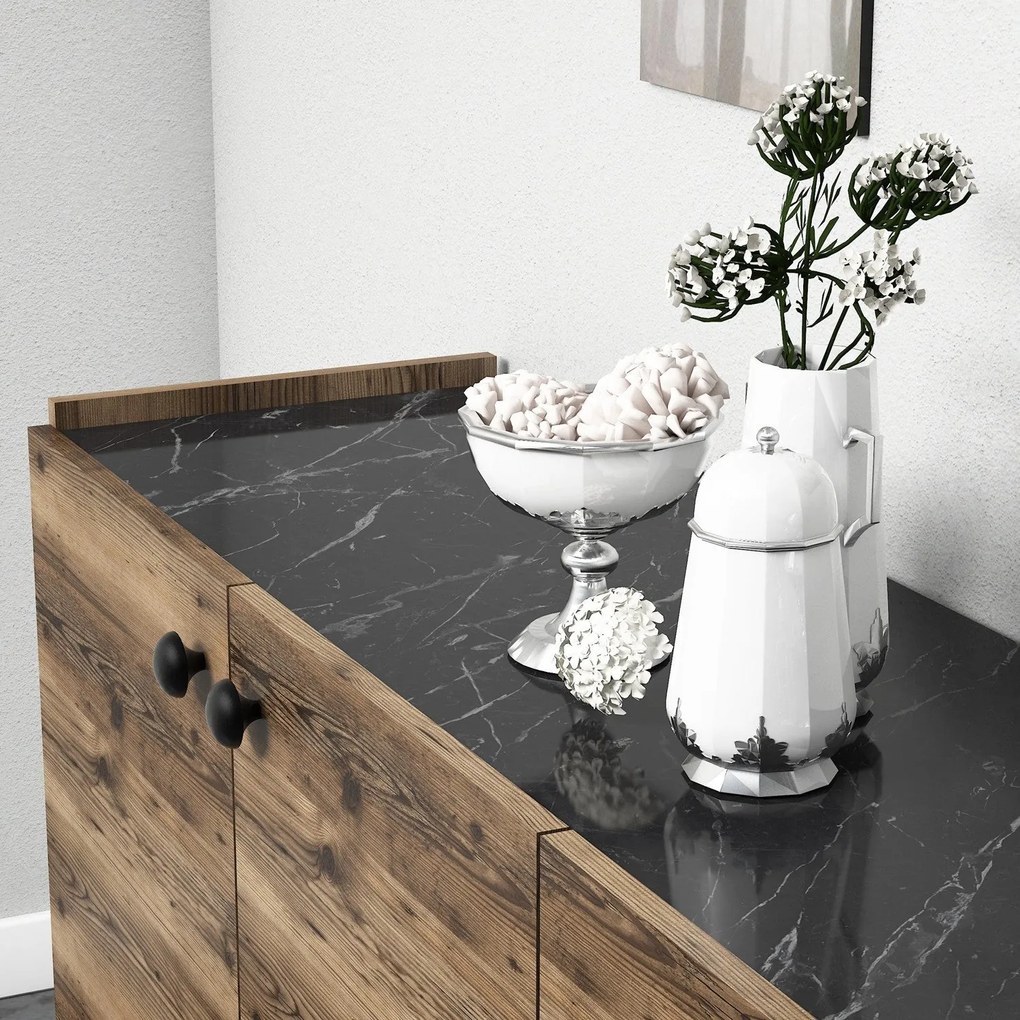 Console Lidya – Walnut – 182 cm x 82,5 cm x 41 cm