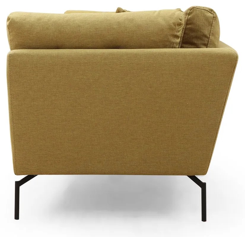 Sofá de 3 Lugares Mapa – Amarelo Esverdeado – 214 cm x 90 cm x 84 cm