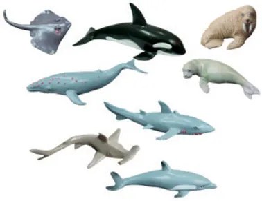 Jogo Miniland Animais Marinhos 8 Figuras