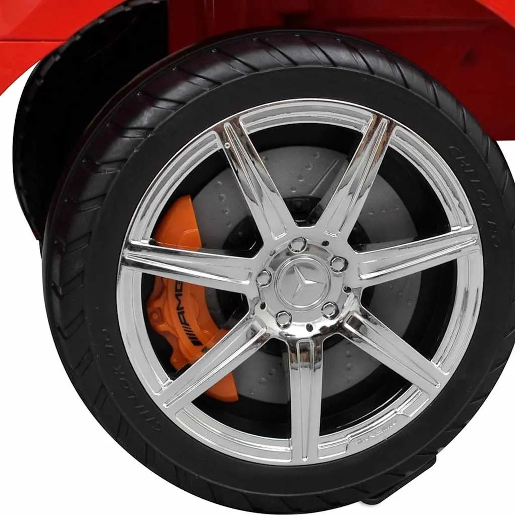 Carro para crianças a pedais vermelho