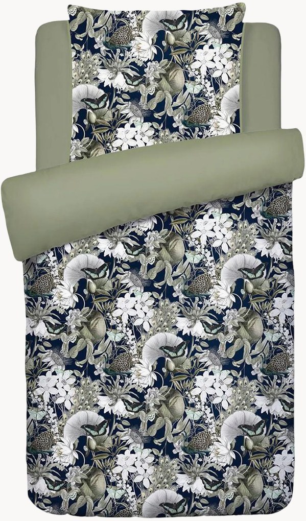 Conjunto de roupa de cama em cetim de algodão Jardin Orné, vários tamanhos