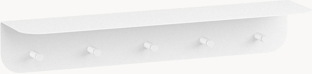 Prateleira de parede para chapéus em metal com cabide Malou