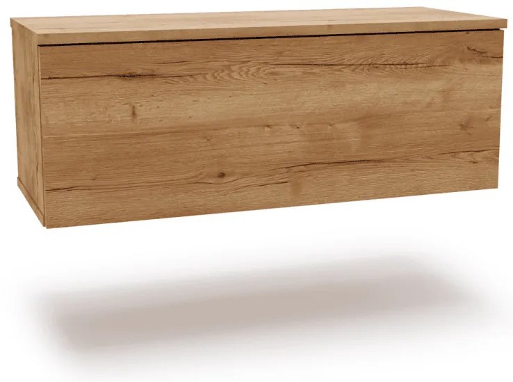 Armário TV 80 cm -  cor carvalho artesanal