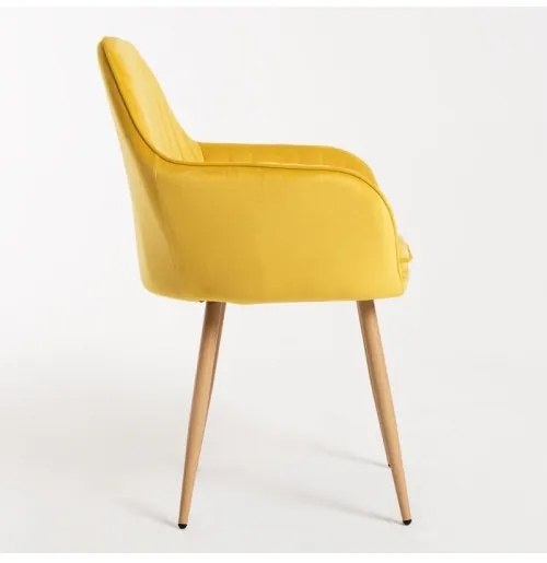 DUDECO - Cadeira Norbana Amarelo