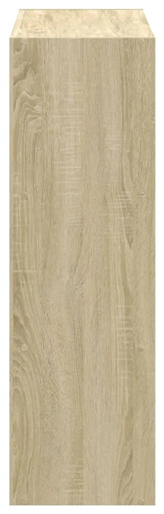 Estante 102x32x102 cm derivados de madeira carvalho sonoma