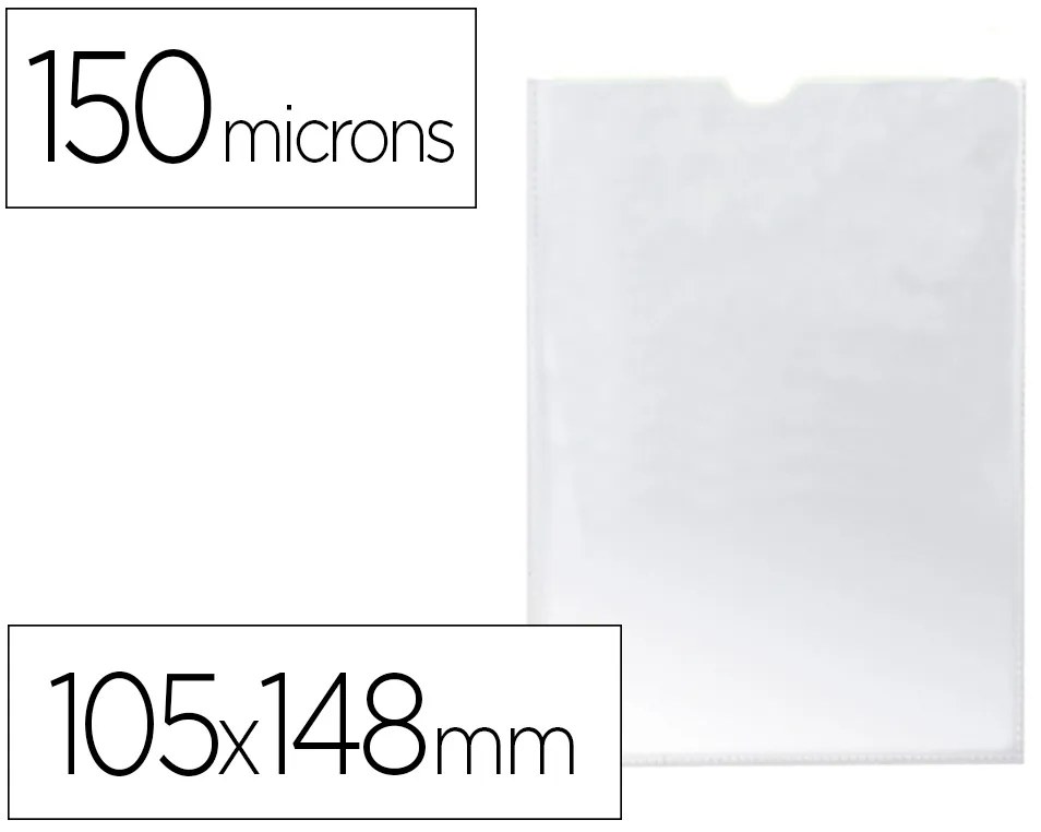 Bolsa Catálogo Q-Connect Din a6 150 Microns Pvc Transparente 105x 148 mm