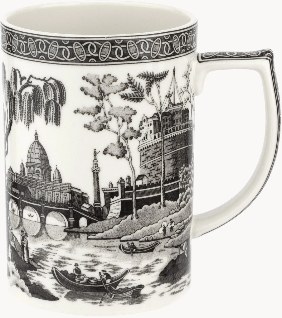 Canecas em porcelana Rome, conjunto de 4
