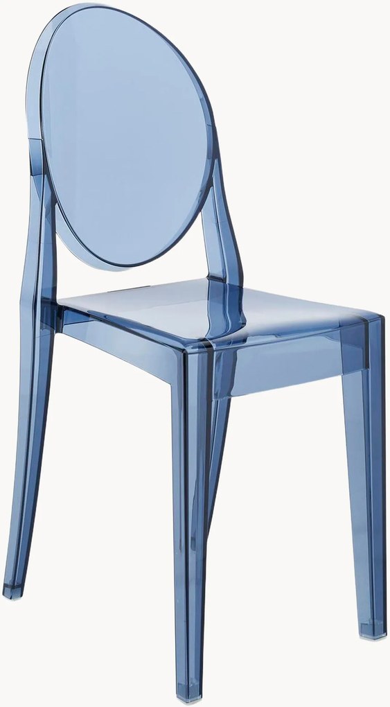Cadeira empilhável para interior e exterior Victoria Ghost