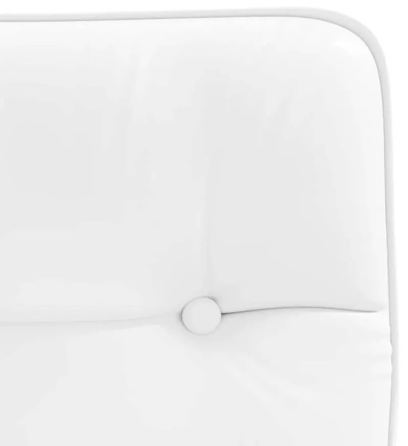 Cadeiras de jantar 6 pcs couro artificial branco