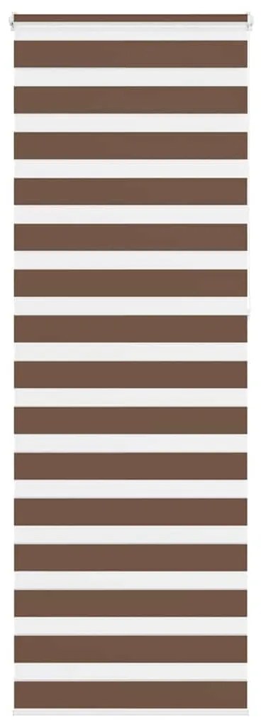 vidaXL Cortina de zebra 70x230 cm largura do tecido 65,9 cm poliéster