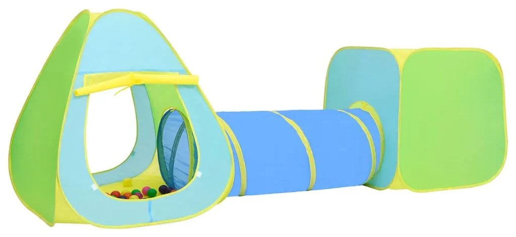 3107715 vidaXL Tenda de brincar infantil com 350 bolas multicolorido