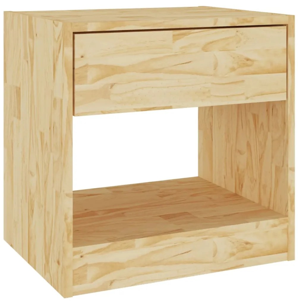 Mesas de cabeceira 2 pcs 40x31x40 cm madeira de pinho maciça