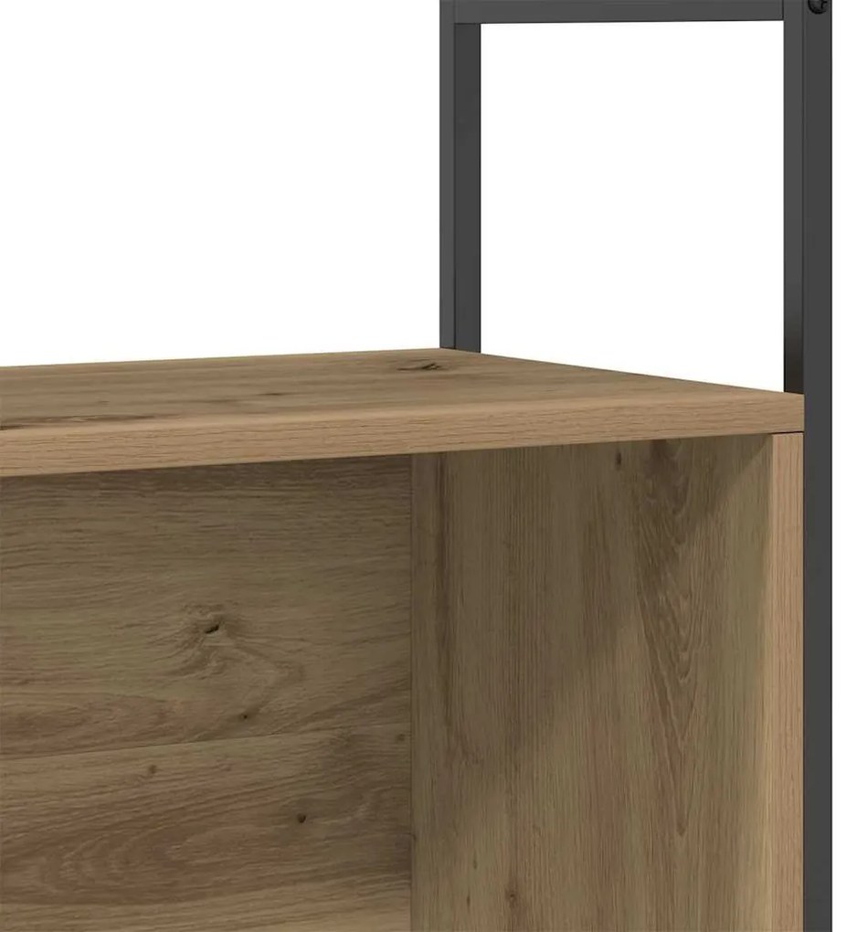 Estante para Livros vidaXL Artisan Carvalho 80x30x78,5 cm Madeira Enge