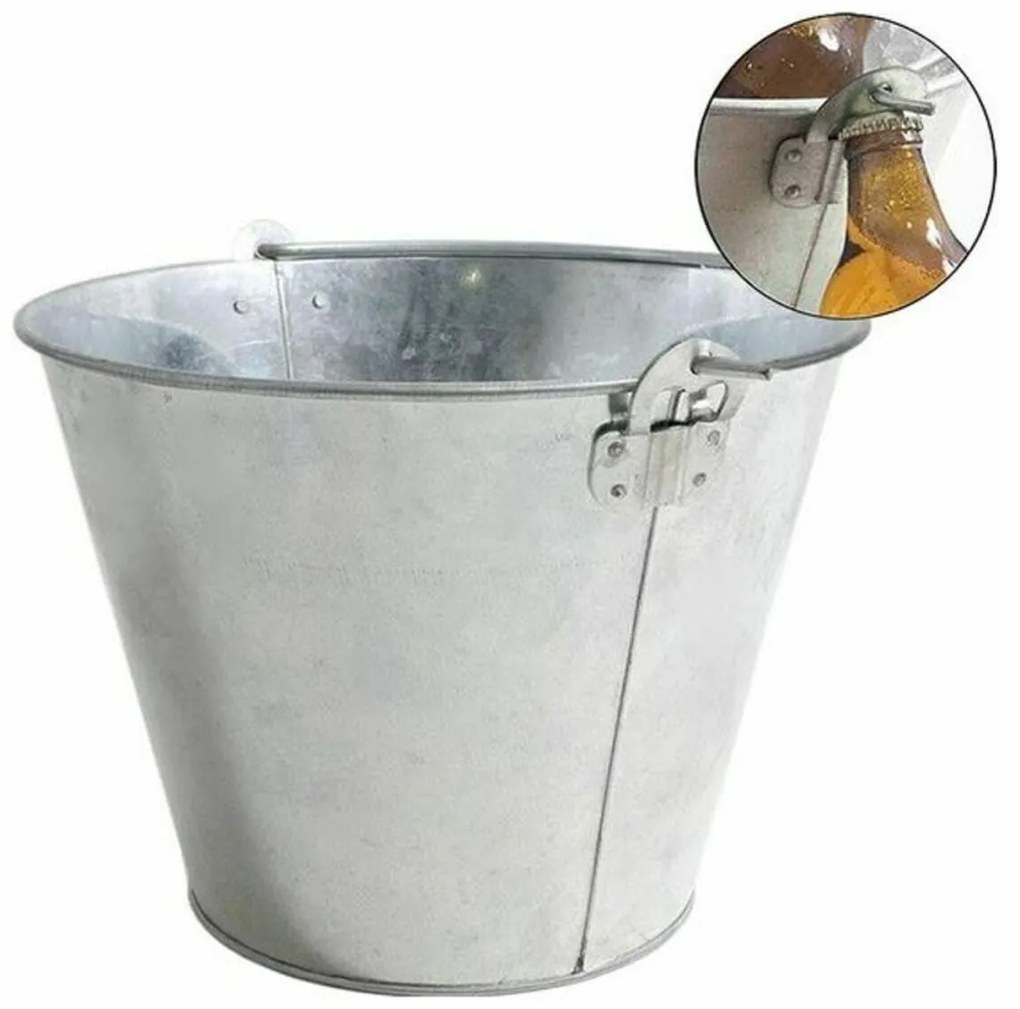 Balde de Gelo ø 26 x 20,2 cm Metal Oval 9 L