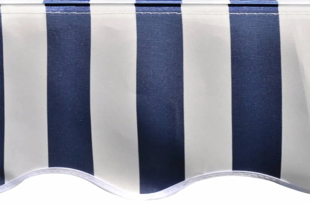 Lona para toldo azul e branco 350x250 cm