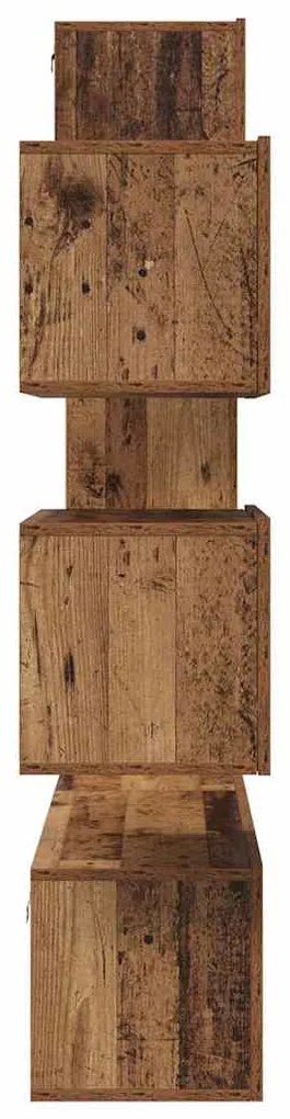 Conjunto de móvel de TV 6 pcs Madeira antiga 30.5 x 30 x 90 cm
