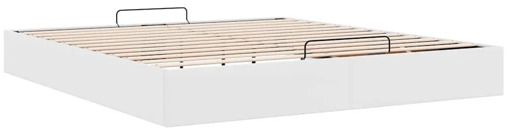 Estrutura de cama otomana sem colchão 180x200 cm branca