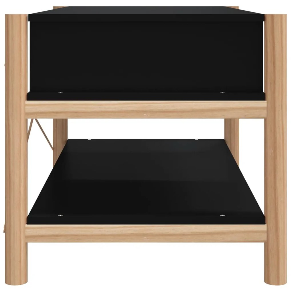 Mesa de centro 82x48x45 cm derivados de madeira preto