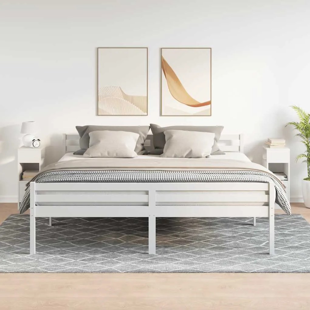 Mesas de cabeceira 2 pcs com gaveta 25x31x66 cm branco