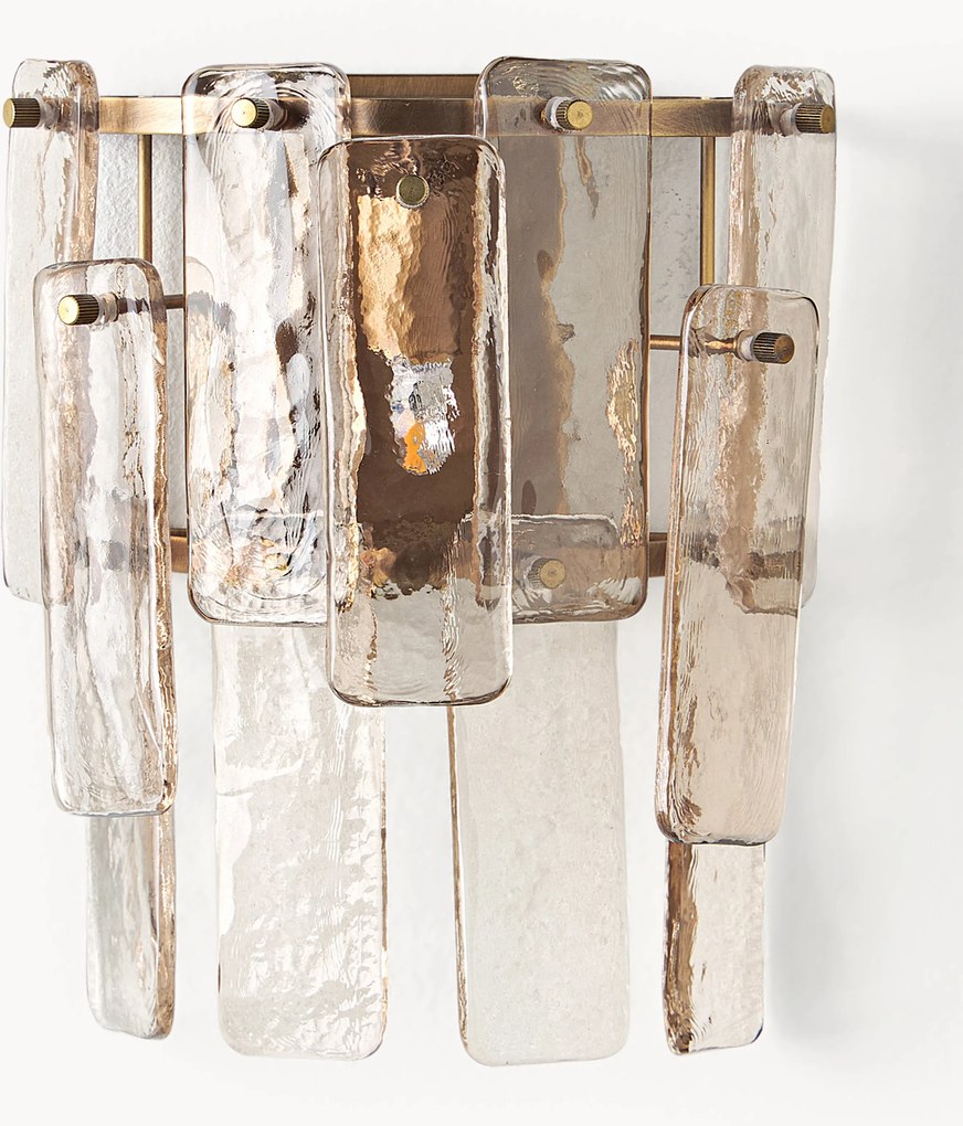 Candeeiro de parede de vidro Cersei