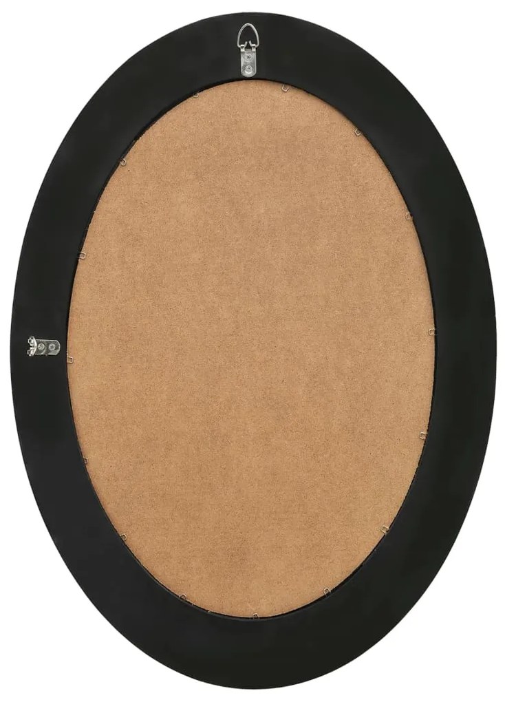 Espelho de parede estilo barroco 50x70 cm preto