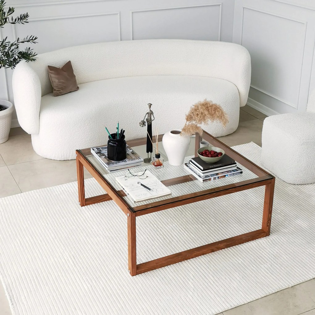 Mesa de Centro Via – Madeira – 90 cm x 40 cm x 90 cm
