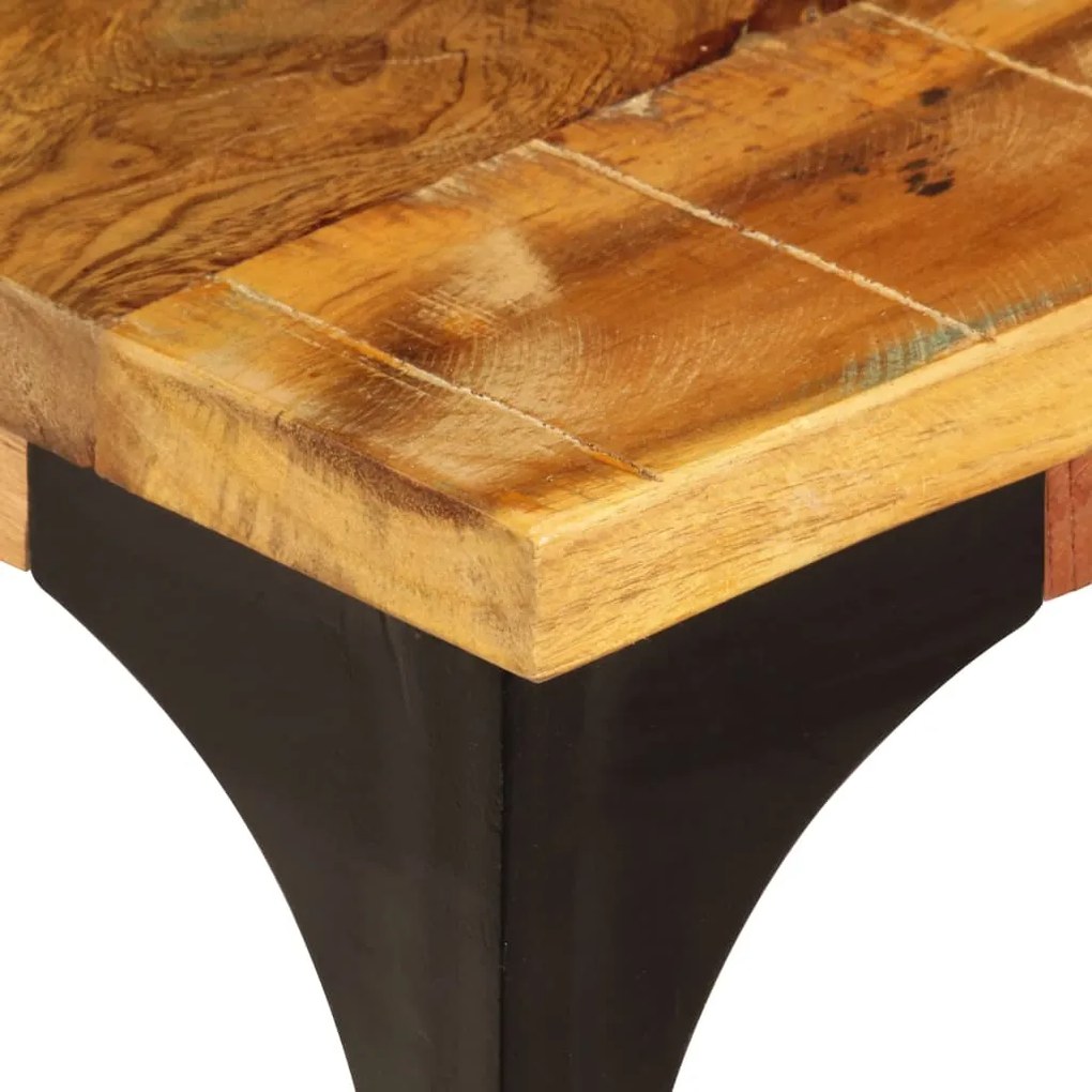 Mesa de centro 100x60x35cm madeira recuperada maciça