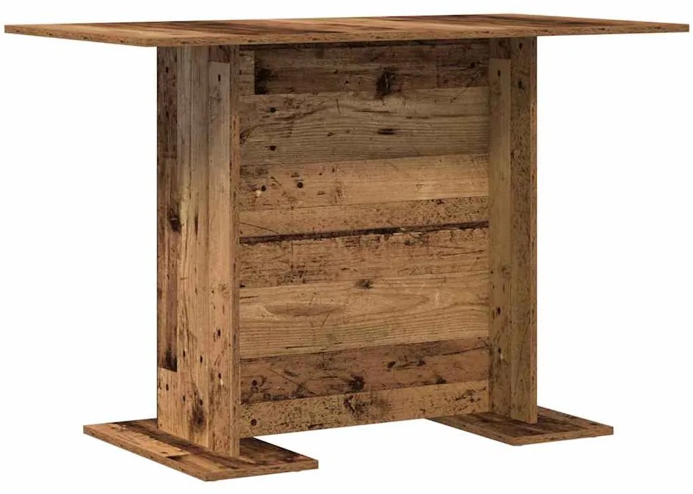 Mesa de Jantar vidaXL Madeira Antiga 110x60x75 cm Madeira Engenharia