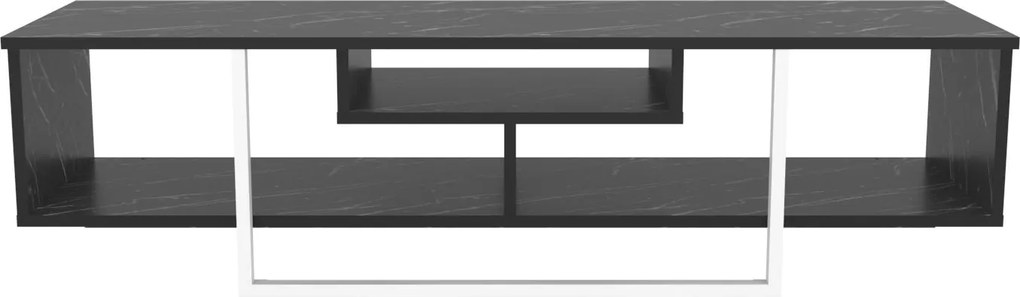 Móvel TV Asal – Preto/Branco – 150x35,2x40 cm