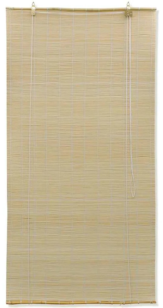 Estore de enrolar 80 x 160 cm bambu natural