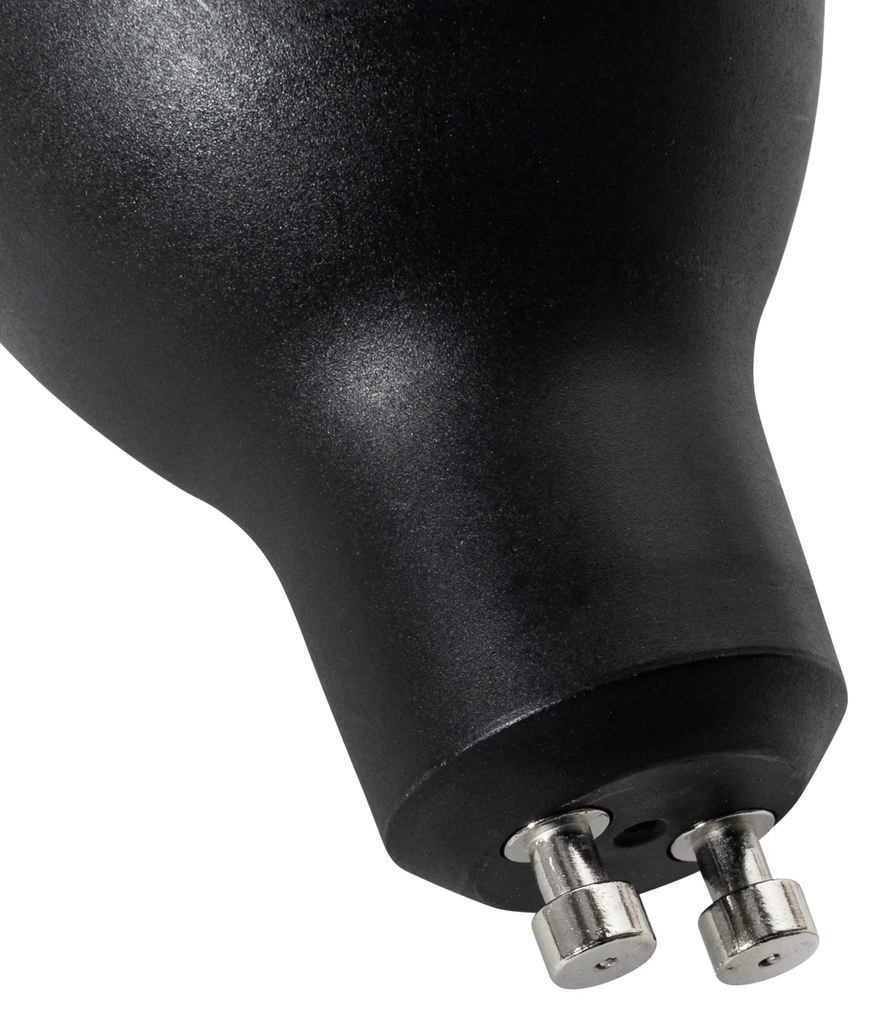 Conjunto de 5 Lâmpadas LED GU10 Reguláveis em 3 Níveis Preto 6W 4300 lm 2000 - 6000K