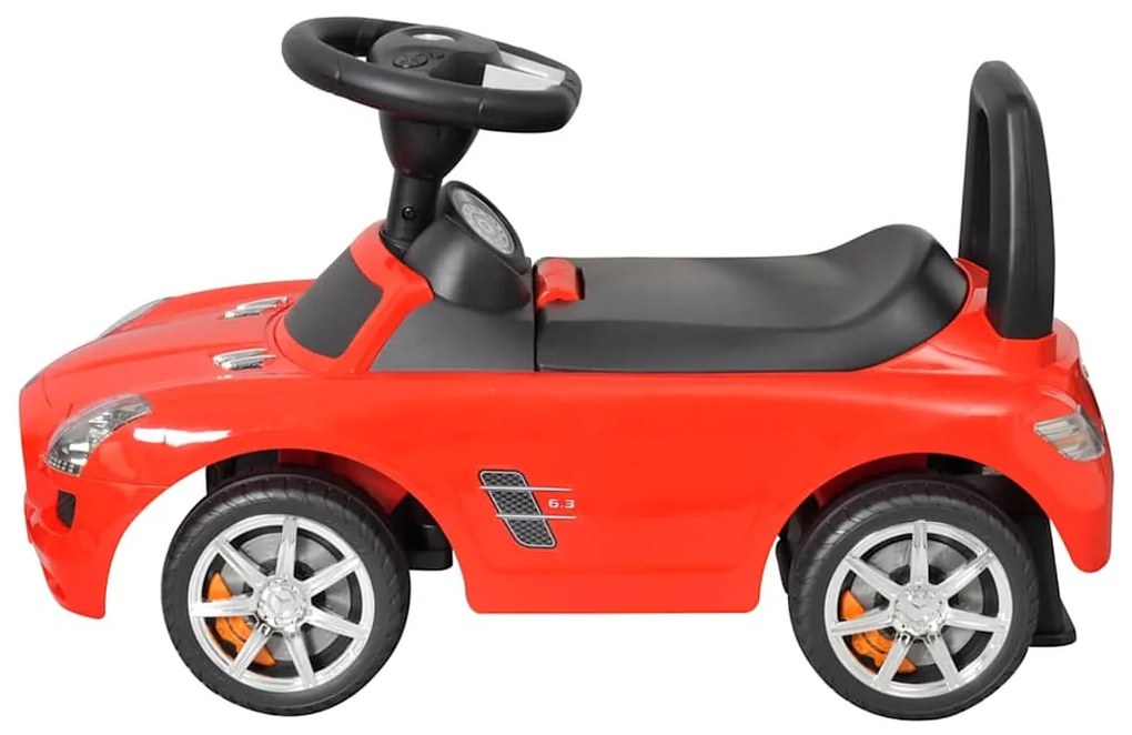 Carro para crianças a pedais vermelho