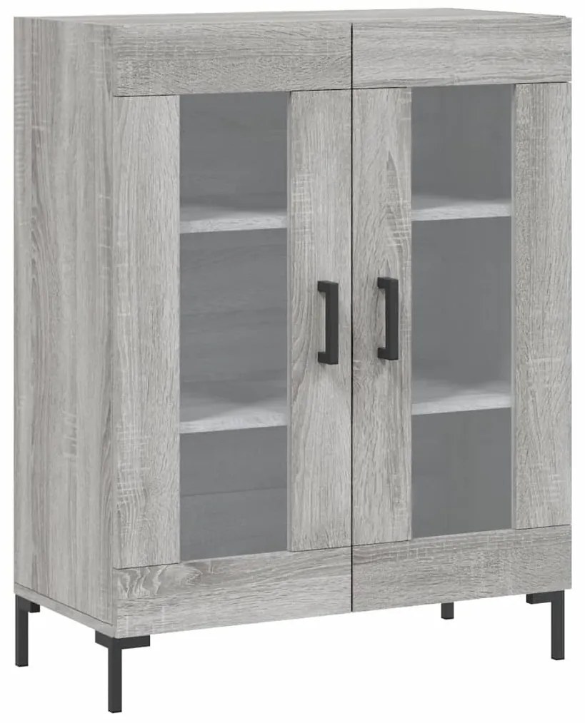Armário alto 69,5x34x180 cm derivados de madeira sonoma cinza