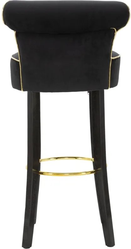 BANCO DE BAR LUXY 46X48X96 CM PRETO