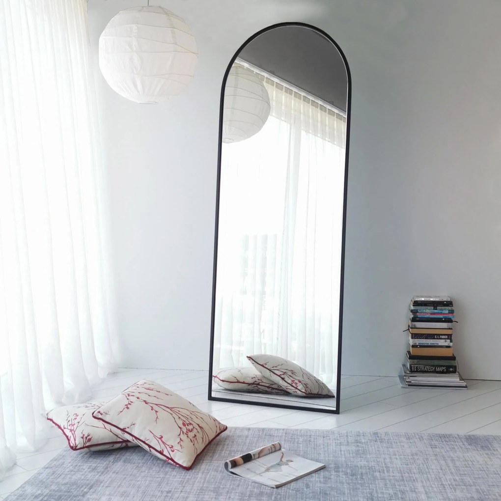 Espelho Cheval Portal – Matte Black – 65 cm x 180 cm