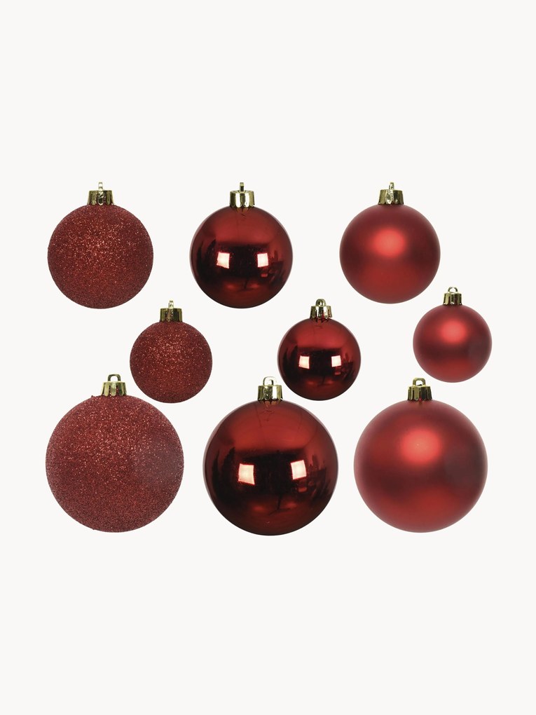 Shatterproof Christmas Balls Mona, Set of 30