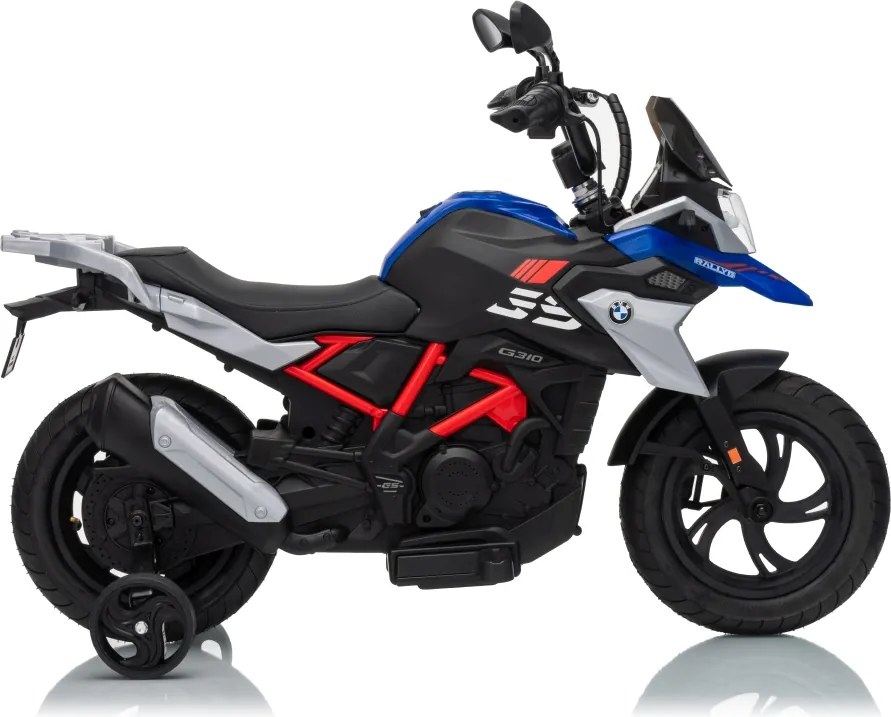 Mota eletrica para Crianças 2 a 5 anos 12V BMW G310GS Rodas EVA, Azul